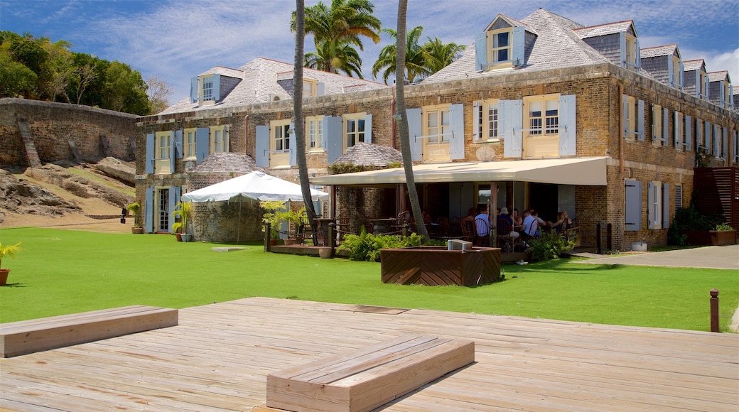 Nelson\'s Dockyard which includes a garden