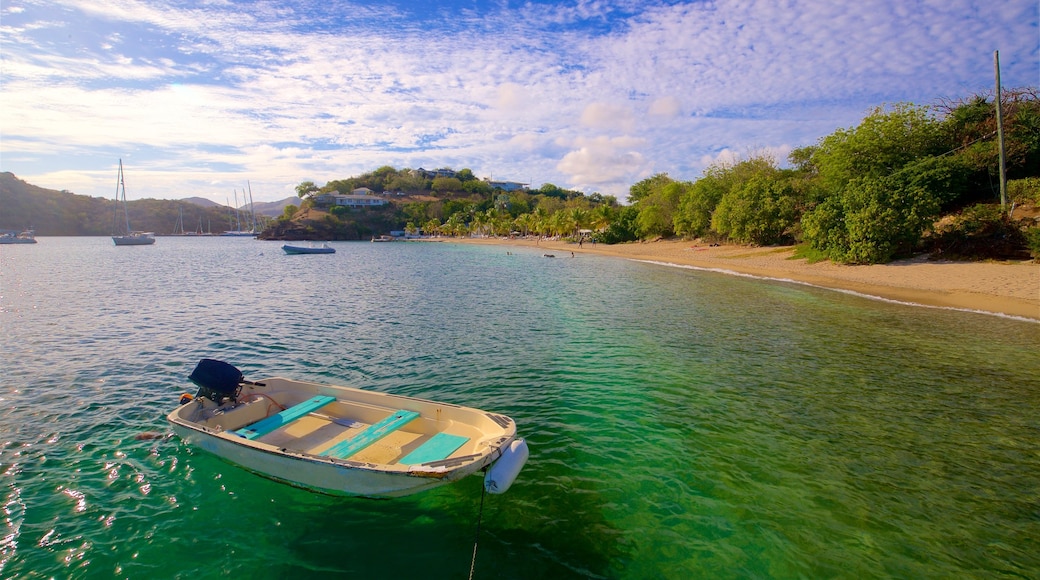 Galleon Beach which includes a beach and general coastal views