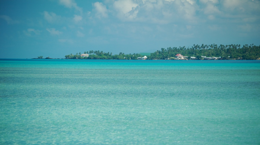 Samoa showing general coastal views