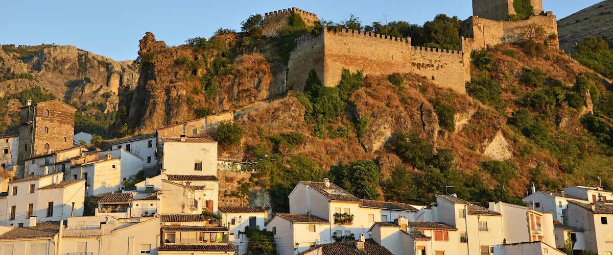 Cazorla ofreciendo montañas y elementos del patrimonio