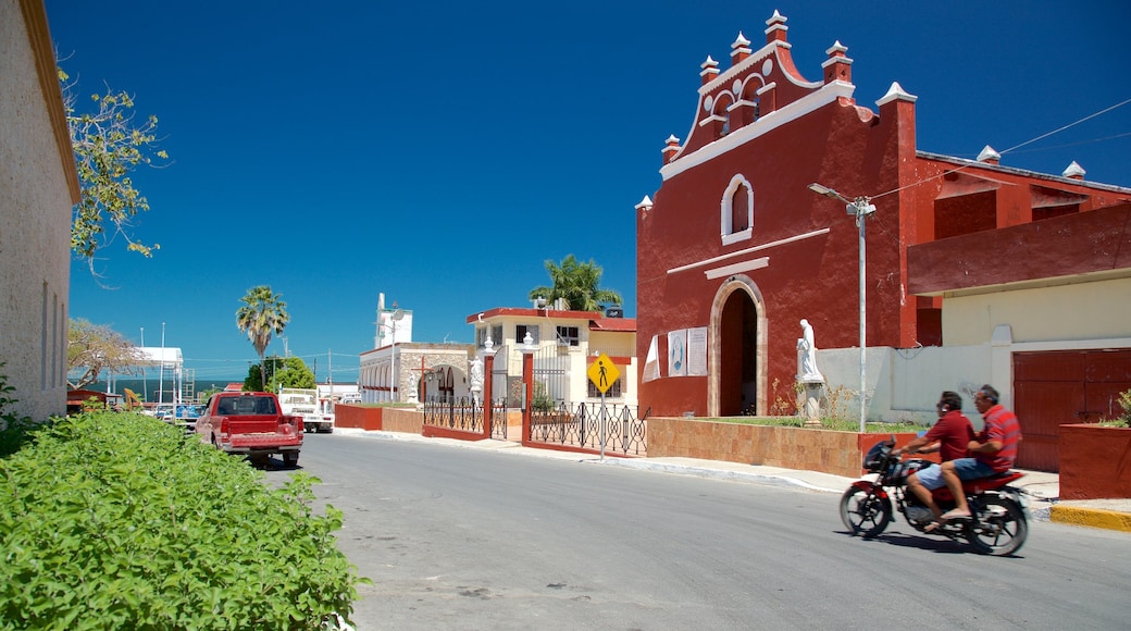 Lerma showing a small town or village and motorcycle riding