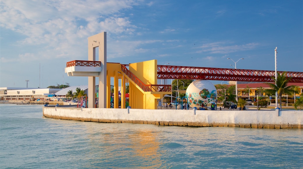Ciudad del Carmen featuring a bay or harbor