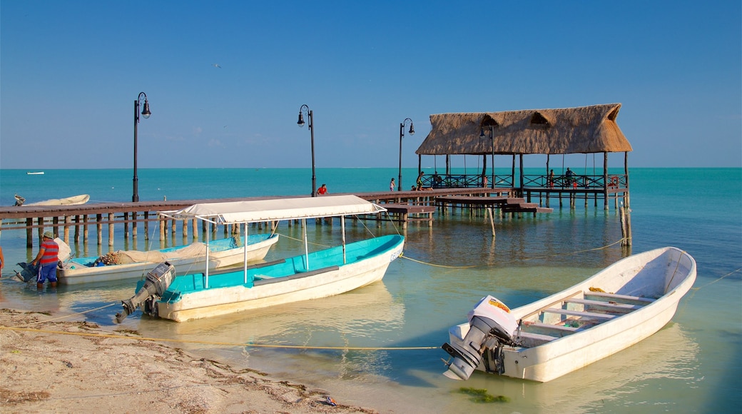 Isla de Aguada toont een baai of haven en algemene kustgezichten