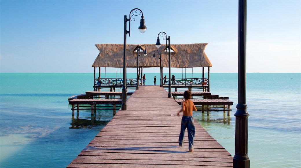 Isla de Aguada featuring general coastal views as well as an individual child