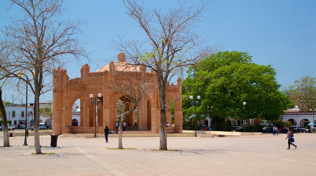 Chiapa De Corzo showing a park and heritage elements