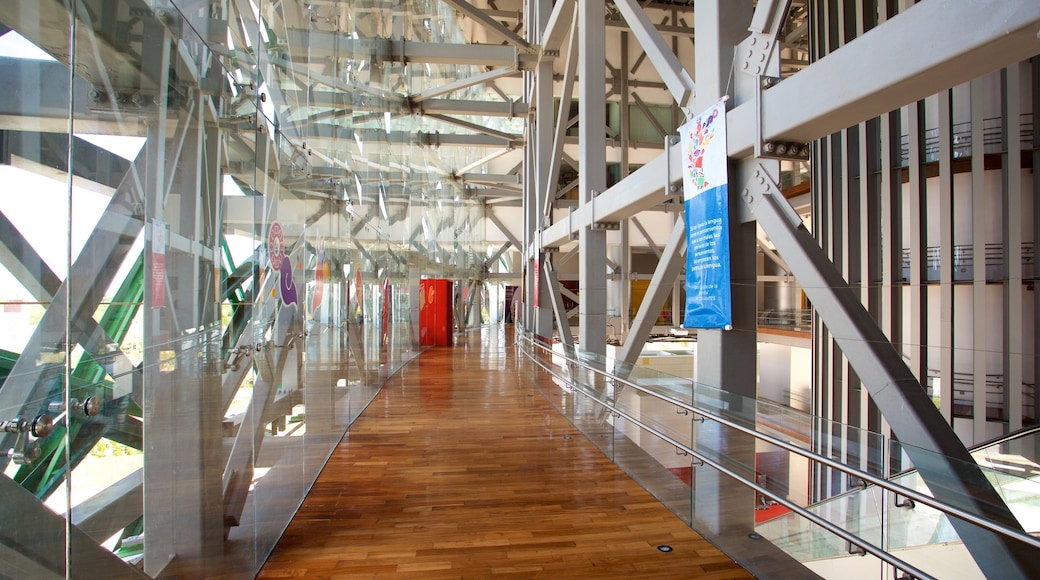 Great Museum of the Maya World featuring interior views