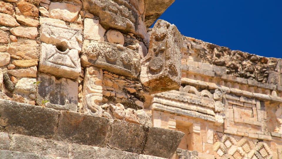 Uxmal Archaeological Site showing heritage elements