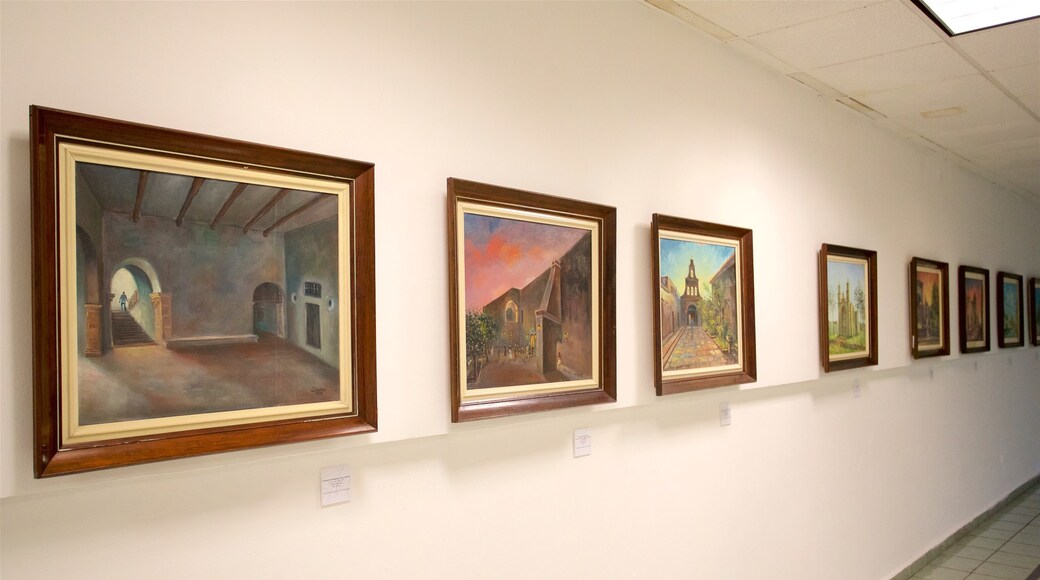 Museum of the City of Merida which includes interior views and art