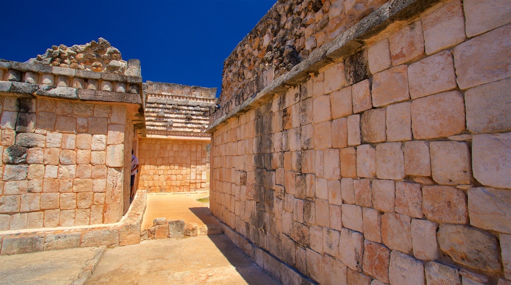 Uxmal Archaeological Site featuring heritage elements