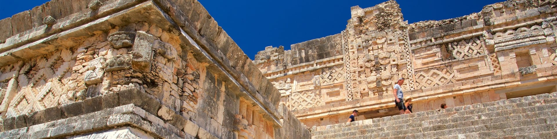 Uxmal Archaeological Site featuring heritage elements