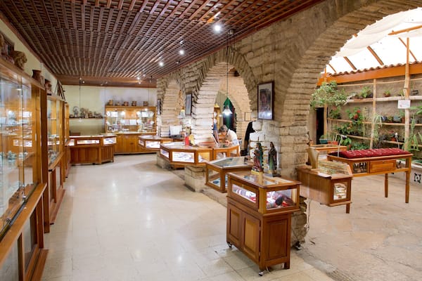 Mittelamerikanisches Jade Museum mit einem Innenansichten