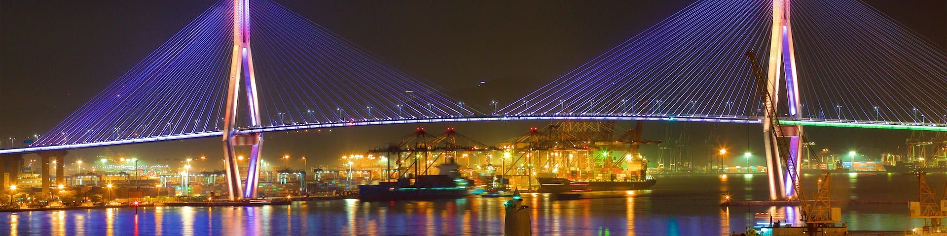 Jung District which includes a city, a river or creek and a bridge