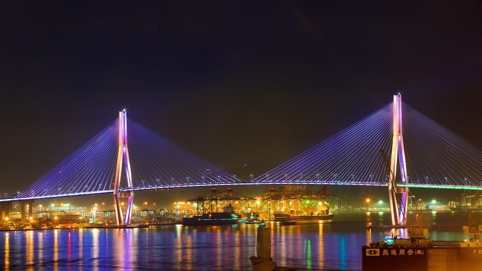 Distrito de Jung que inclui uma ponte, um rio ou córrego e uma cidade