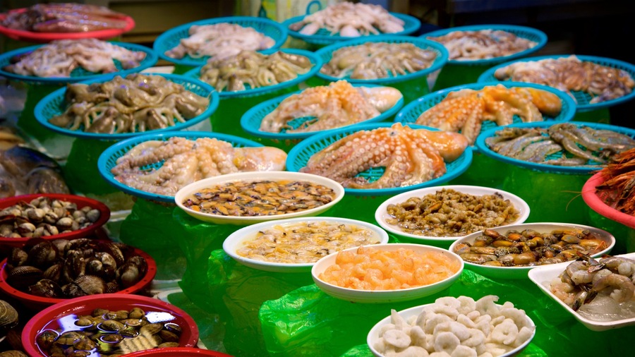 Busan bevat eten
