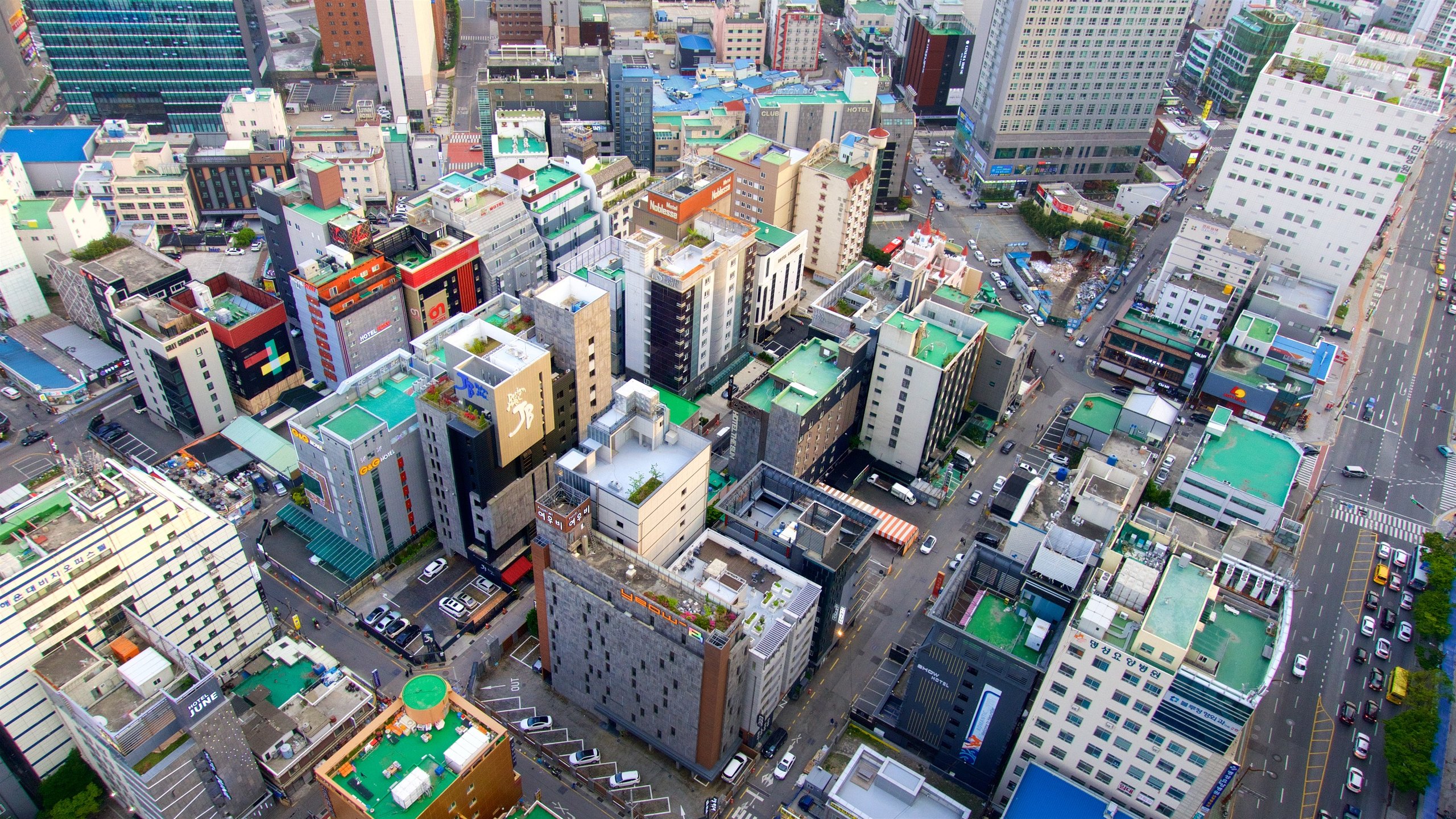 Haeundae which includes landscape views and a city