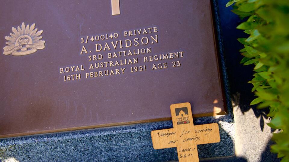 UN Memorial Cemetery which includes a cemetery