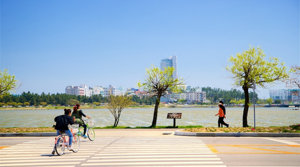平昌 表示 湖あるいは泉, 都市 と ロード サイクリング