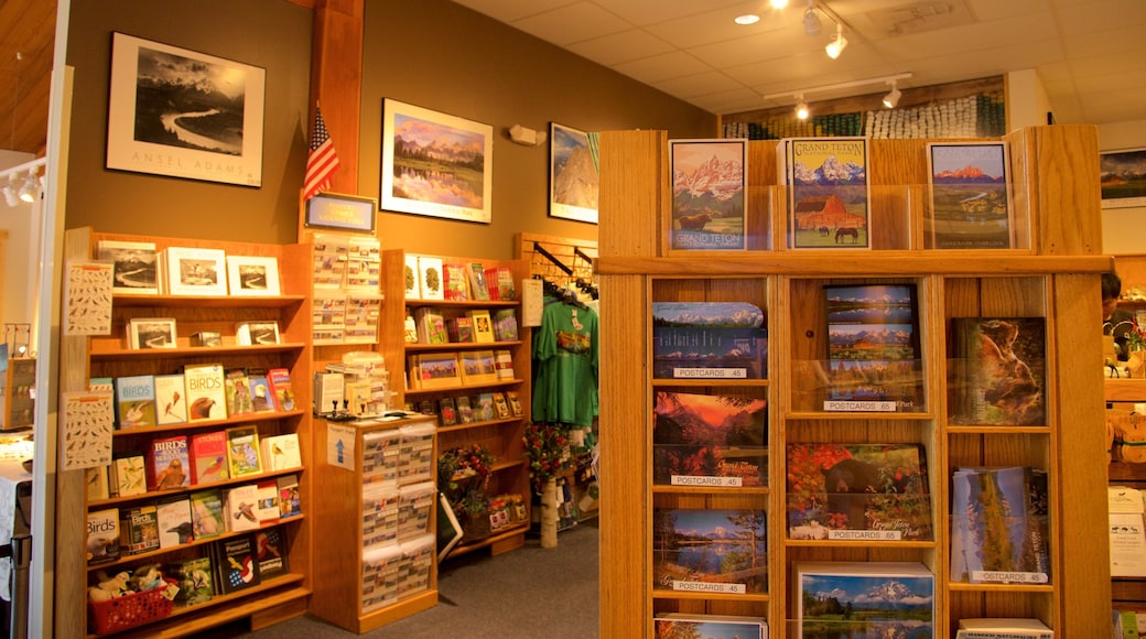 Colter Bay Marina showing interior views