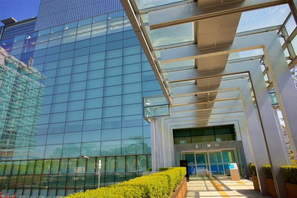 Musée de l\'innovation Samsung montrant ville