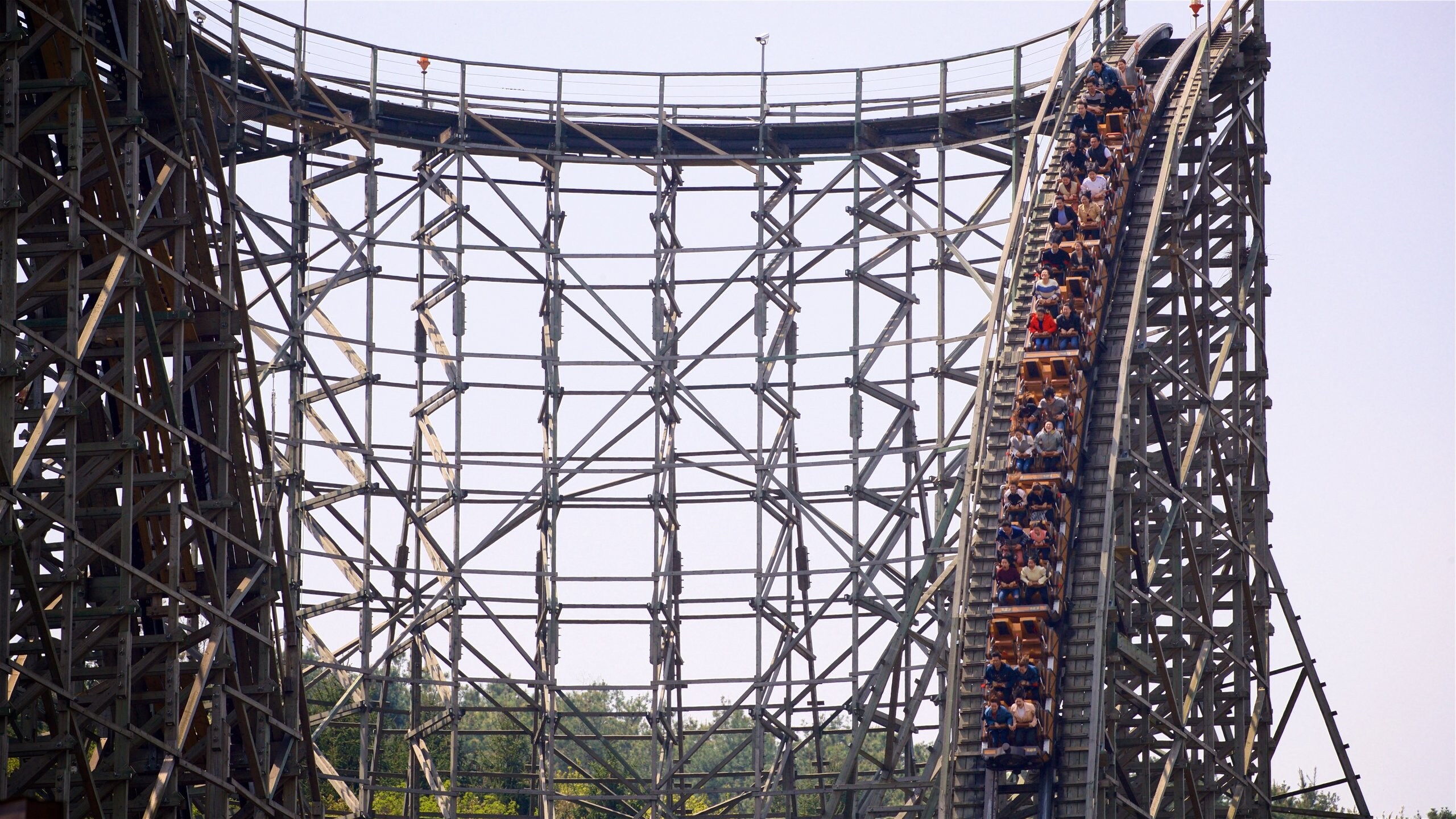 Everland which includes rides as well as a small group of people