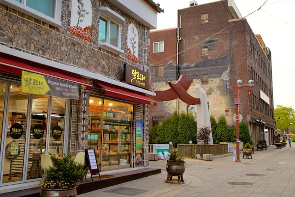 Suwon welches beinhaltet Blumen