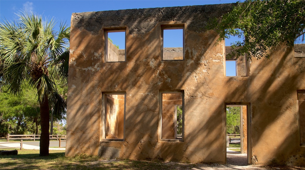 Sito Storico Horton House mostrando oggetti d\'epoca e rovine
