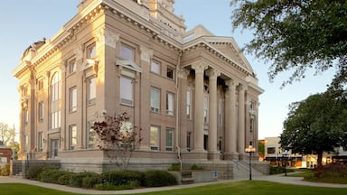 Valdosta inclusief een zonsondergang en historische architectuur