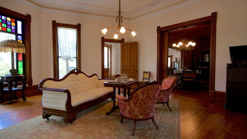 Lapham-Patterson House which includes a house and interior views