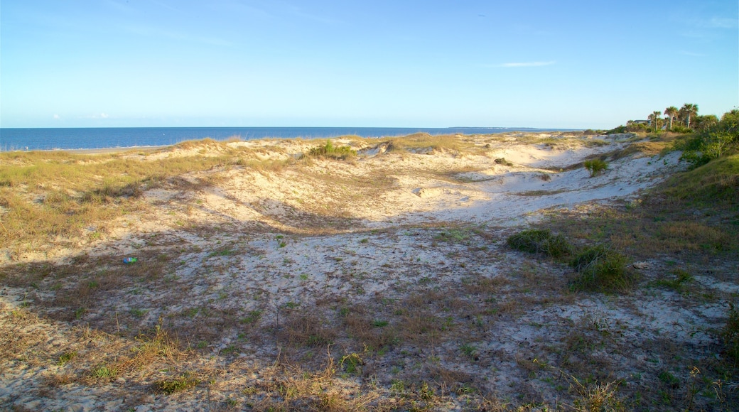 Great Dunes Park which includes general coastal views and a beach