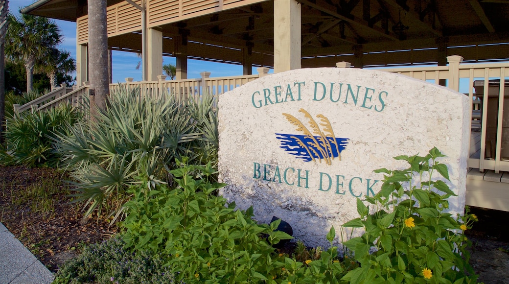 สวนริมหาด Great Dunes Park ซึ่งรวมถึง ป้าย