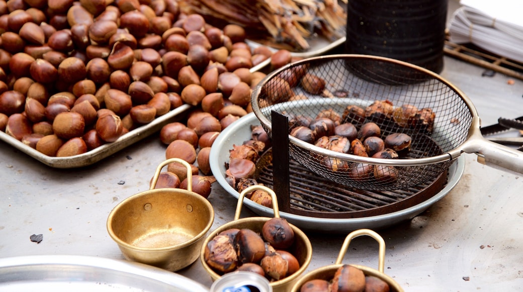 Myeongdong featuring food and markets