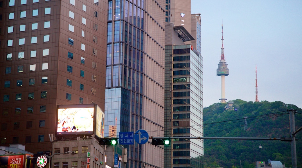 South Korea featuring a city