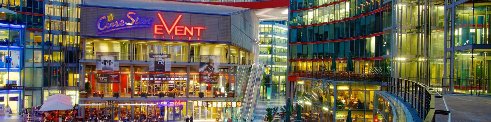 Potsdamer Platz showing a city, central business district and modern architecture
