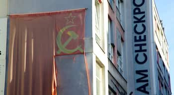 Checkpoint Charlie Museum which includes signage