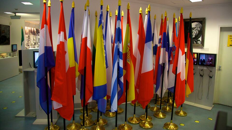 Checkpoint Charlie Museum featuring interior views