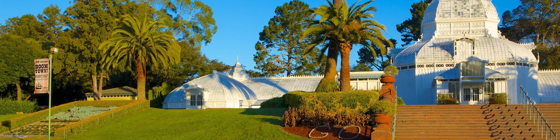 Golden Gate Park featuring a garden and flowers