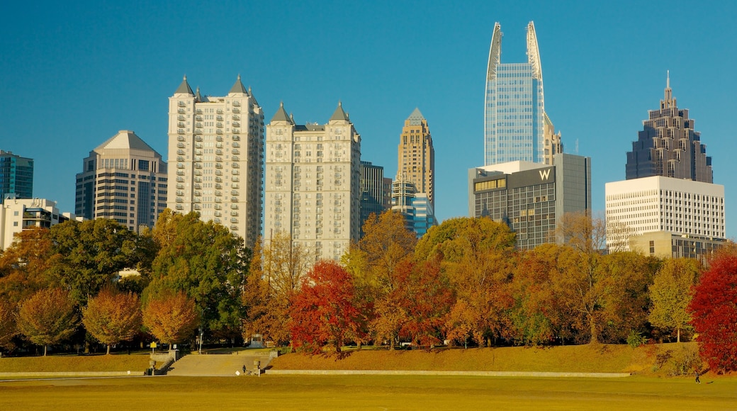 Atlanta featuring skyline, central business district and a high-rise building