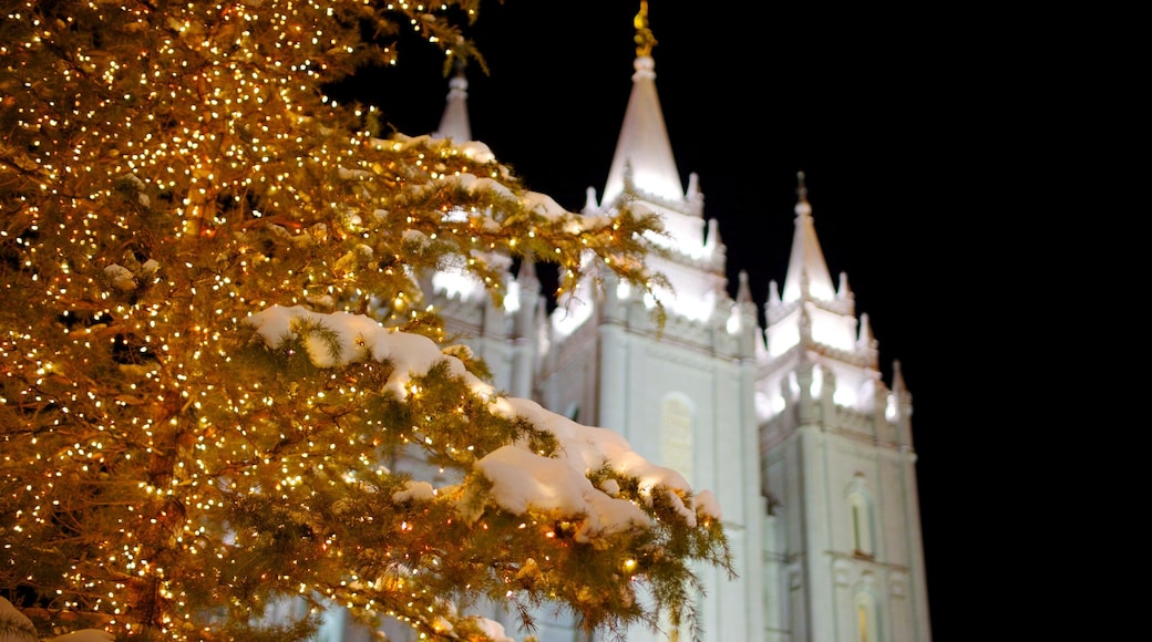 Salt Lake City showing a city and heritage architecture