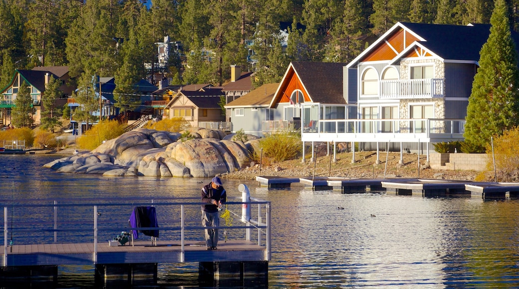 Palm Springs presenterar ett hus, landskap och fiske