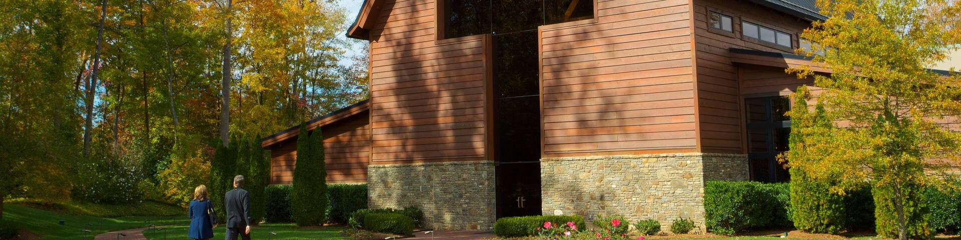 Charlotte showing religious aspects and a church or cathedral as well as a couple