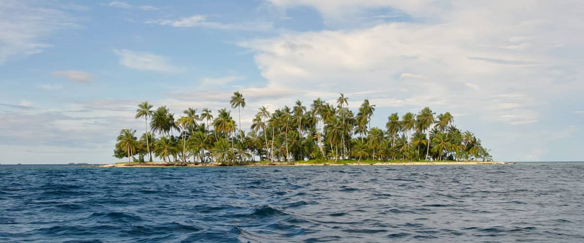 Panamá mostrando vistas de paisajes, escenas tropicales y imágenes de una isla