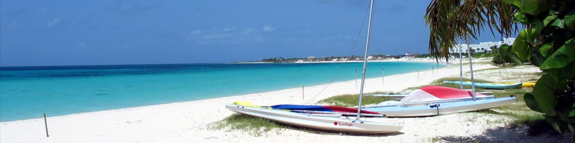 Anguilla showing tropical scenes, a sandy beach and landscape views