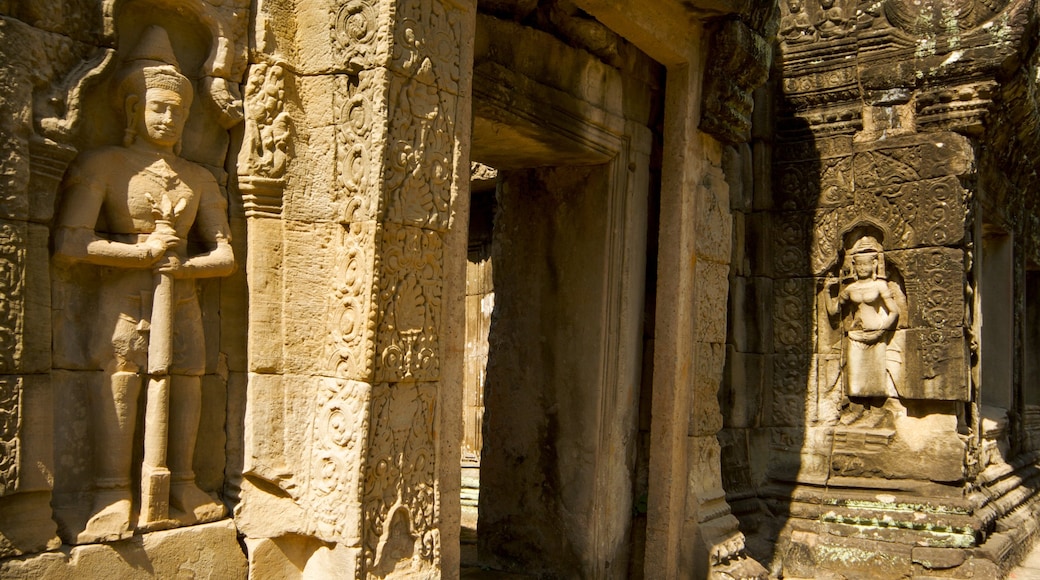 Siem Reap inclusief historische architectuur en een tempel of gebedshuis