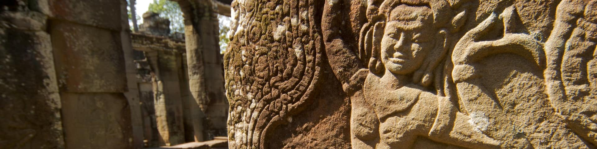 Cambodia showing heritage elements