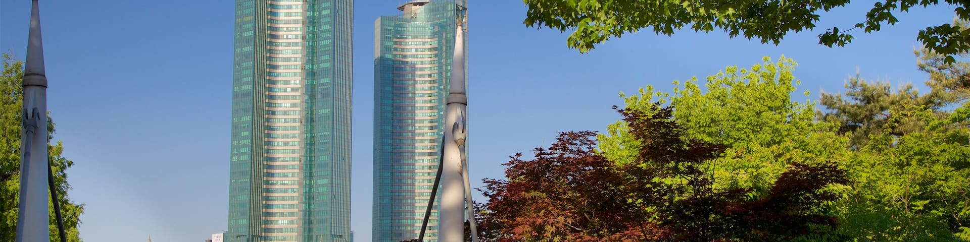 Fort de Séoul qui includes gratte-ciel, parc et ville