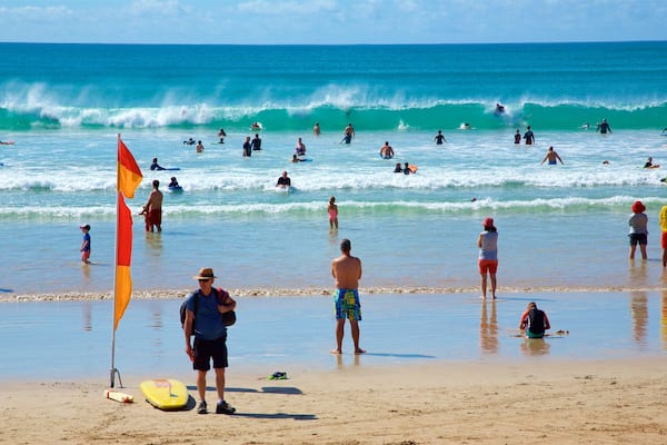 Great Ocean Road featuring a sandy beach, general coastal views and waves