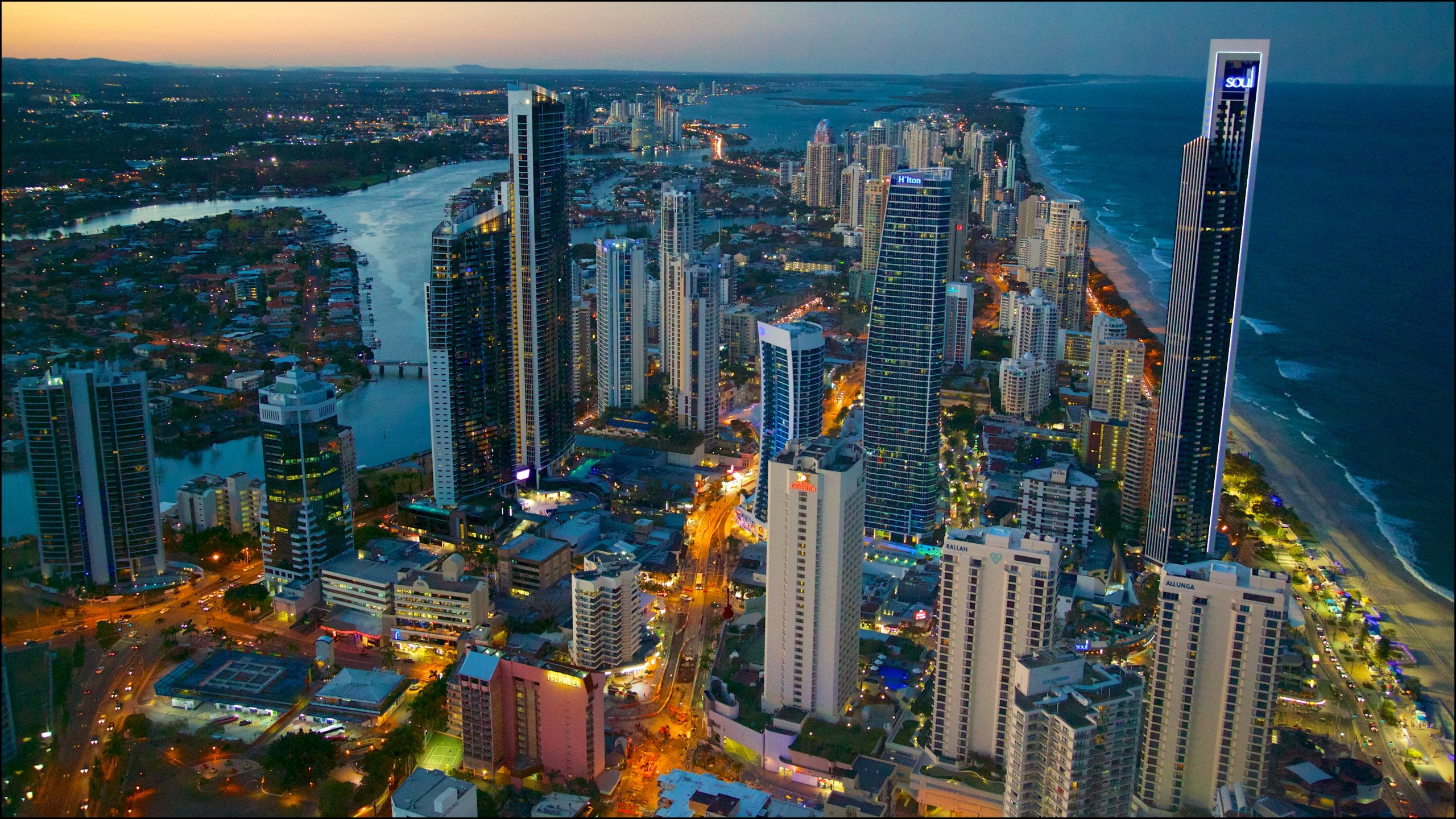 Surfers Paradise🏄‍♂️ Gold Coast, Australia 🇦🇺 - by drone [4K