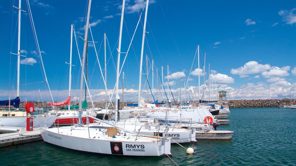 St Kilda toont een baai of haven