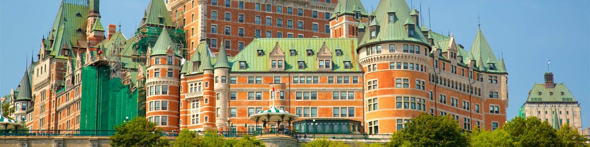 Le Château Frontenac montrant patrimoine architectural