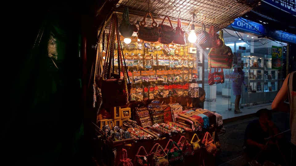 Patong featuring night scenes and markets